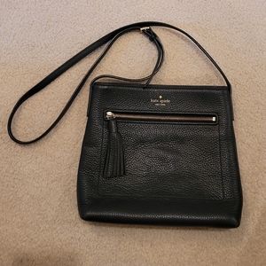 Kate Spade black leather purse